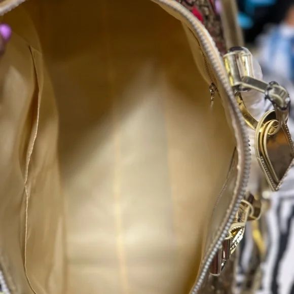 Glamaholic Metallic Monogram Duffle Bag - Picture 5 of 7